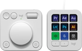 LOGITECH MX Creative Console - PALE GREY - 2.4G/BT/corded - EMEA28i-935 - EMEA+CN | 920-012932 kaina