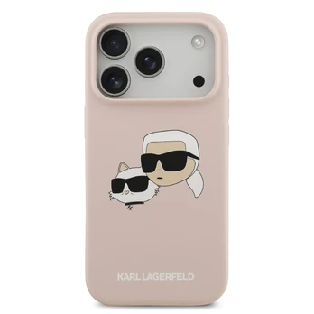 Karl Lagerfeld Liquid Silicone Double Heads MagSafe Case for Apple iPhone 17 Pro