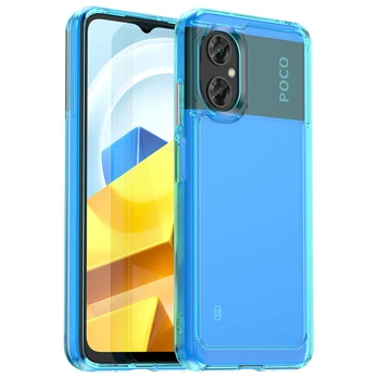 Newskin Clear Case POCO X5 Pro Šviesiai mėlynas
