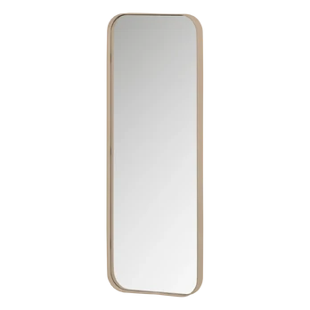 „DOUTZEN MIRROR“ 110 x 40 cm, metalinis, smėlio spalvos