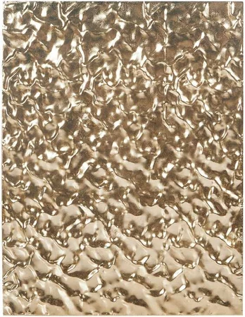 Beliani Dekoracja ścienna COIMBRA Metal 79 cm Auksinis