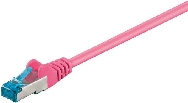 Goobay Kabelis LAN Patchcord CAT 6A S/FTP rožinis 2m