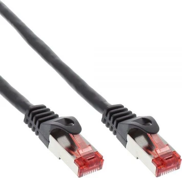 InLine Patchord Crosover S/FTP, Cat.6, juoda, 10m (73600X)