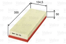 Oro filtras VALEO 585190 kaina
