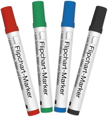 TimeTEX Flipchart žymekliai, 4 vnt. (TT62177)