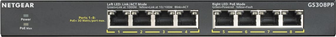 Komutatorius (Switch) Netgear GS308PP