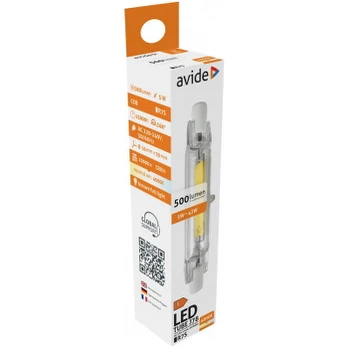 LED lemputė AVIDE, R7S, 5W, 4000K, 500lm