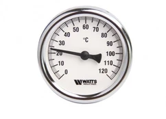 Termometras Watts 10005800, 63 mm, 2 Bar