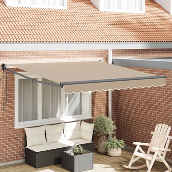Automatinė Įtraukiama Markizė Smėlio 300x250 cm