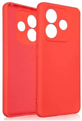 Beline Dėklas Silicone Xiaomi Redmi Note 14 raudona/red