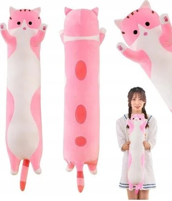 Pliušinis žaislas Katinas 110 cm, rožinis