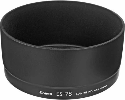 Objektyvas Canon ES-78 objektyvo gaubtas