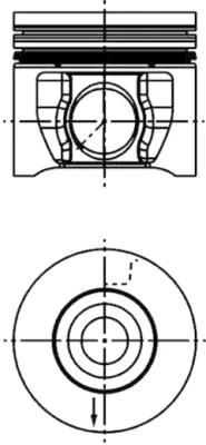 Stūmoklis KOLBENSCHMIDT 40830600