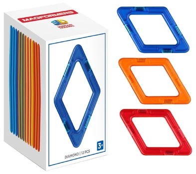 Magnetinis konstruktorius "Rombas" Magformers, 12 d.