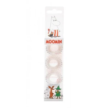 MOOMIN Hair Ring Transparent Plaukų gumytės, 4vnt