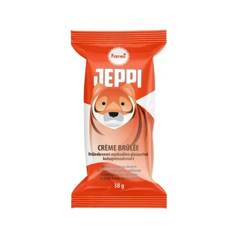 Glaistytas varškės desertas su Creme Briule įdaru JEPPI, 38 g