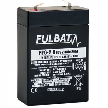 Akumuliatorius Fulbat FP6-2.8 T1 2.8 Ah 6V