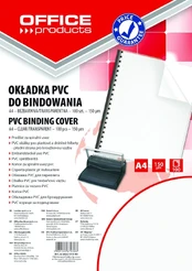 Įrišimo aplankas Q-Connect, A4, skaidri kaina