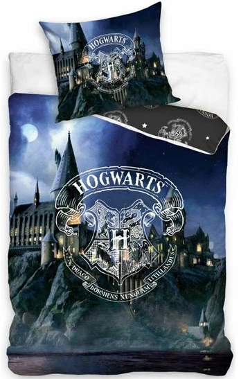 MCU Harry Potter Hogwarts Sengetøj, 100 procent bomuld