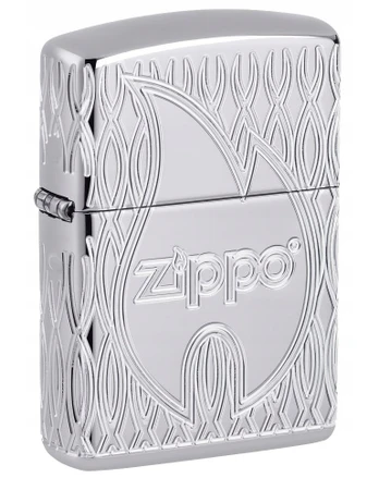 Žiebtuvėlis Zippo Armor Flame 48838, sidabro sp.