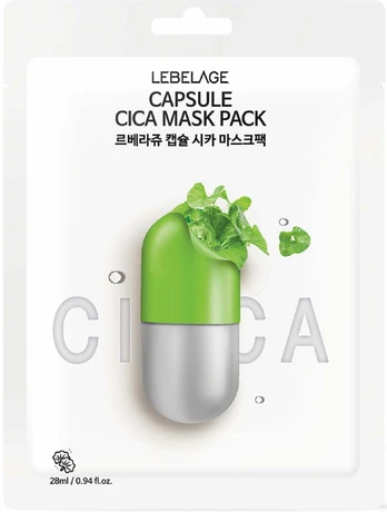 Veido kaukė Lebelage Capsule Cica, 28 ml