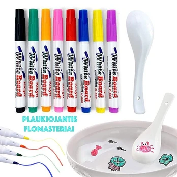 Plaukiojantis flomasteriai