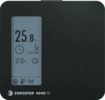 Euroster belaidis regulator E4040 TXRXG, juoda E4040TXRXGB