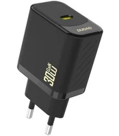 Juodas PD GaN 1xUSB-C 30W pakrovėjas "Dudao A27P"