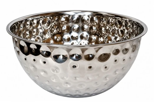 Metalinis serviravimo dubuo sidabrinis 18 cm