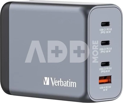 Verbatim USB-C Ladegerät 200W 4 Port 3x USB-C/1x USB-A