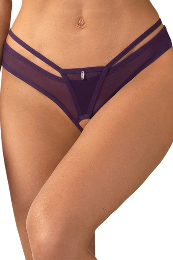 Violetiniai crotchless stringai Obsessive