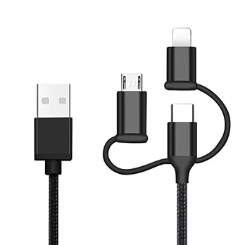 Automobilinis telefono pakrovėjas ALBURNUS, APPLE, MICRO USB, TYPE C