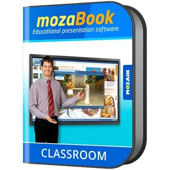mozaBook CLASSROOM, interactive educational software for teachers, 1 year