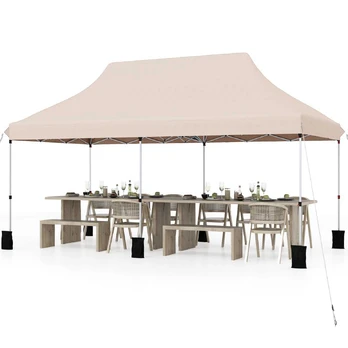 Bonideco Select Pavėsinė 600x300x316cm., smėlio spalvos