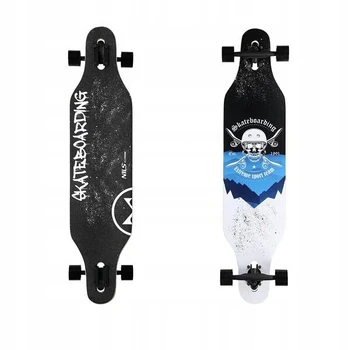 Medinis longboardas Skull Wood Abec-7 Nils Extreme