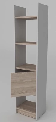 Lentyna Kalune Design Esbi 103, ruda/balta, 29.5 cm x 33.1 cm x 150 cm