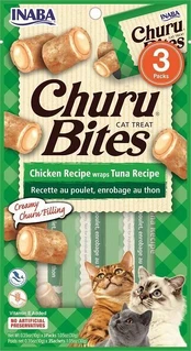 Churu Cat skanėstas Bites Chicken Tuna Scallop 30g kaina
