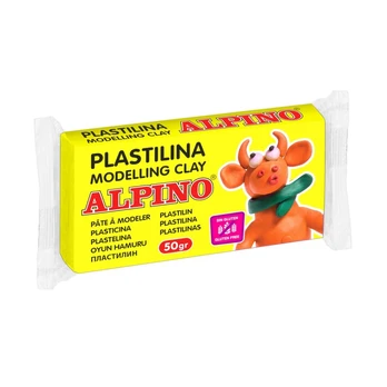 Plastilinas ALPINO NEON, 50 g, geltonas