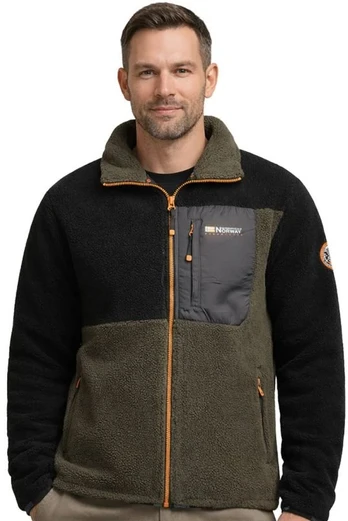 Vyriškas flisinis džemperis Geographical Norway Tarley, juodas