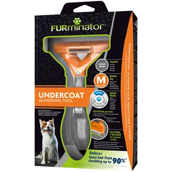 FURminator deShedding šukos ilgaplaukiams šunims M