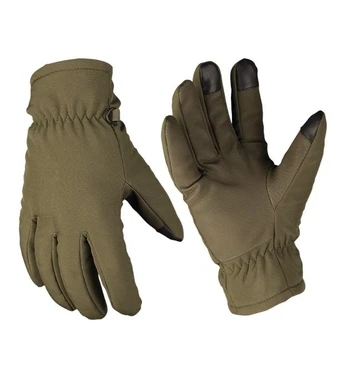 Mil-Tec Taktinės pirštinės SOFTSHELL THINSULATE™, OLIV