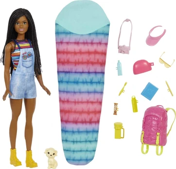 Doll Barbie Camping Barbie Brooklyn + accessories
