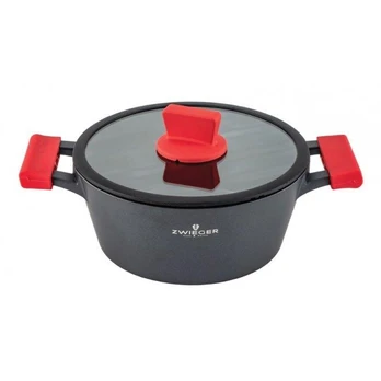 ZWIEGER OBSIDIAN indukcinis puodas su dangčiu 20cm