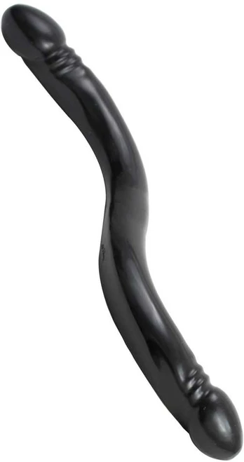 Doc Johnson Double Header Smooth Intimate Machine 45cm PVC Juodas