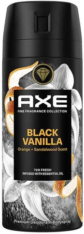 Axe AX Juodas VANILLA deo vapo 150 ml