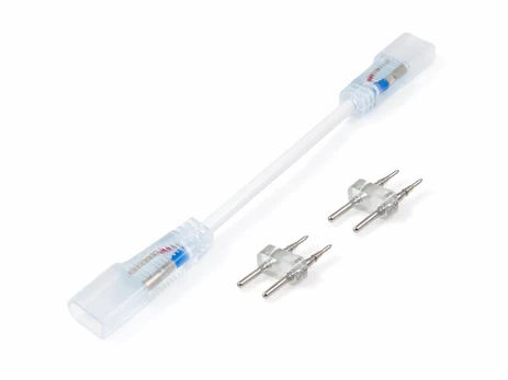 Jungtis LED juostelėms Neon 24V/230V 8x16mm ilgio dvipusė