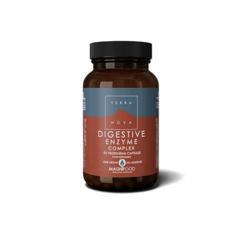 Terranova Digestive Enzyme Complex Virškinimo fermentai, 50 kapsulių