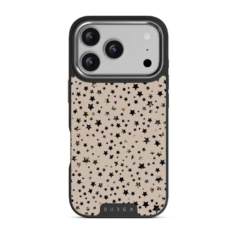 Sparkling Tiara - Stars iPhone 17 Pro Case, Elite Dark (MagSafe) / Silver