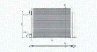 Kondensatorius, oro kondicionierius MAGNETI MARELLI 350203101500