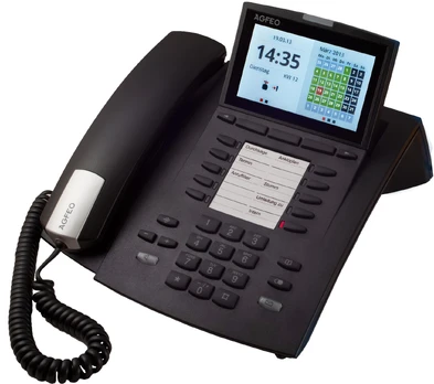 Fiksuotas telefonas Agfeo Balta
